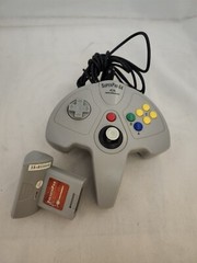 LOT SuperPad 64 Performance Controller Grey P-305 Nintendo 64 NOT TESTED! TREMOR