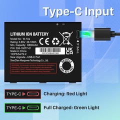 2 Pack W-10A For Netgear Nighthawk M2 W-10a 1ICP5/54/72-2 Battery 6800mAh USA