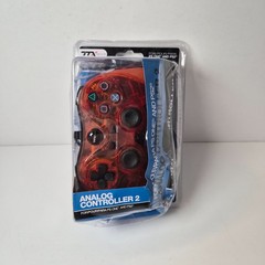 TTX Tech Analog Controller 2 Red Wired PS1 PS2 New Damaged Package