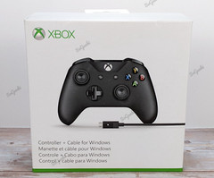 Microsoft XBOX Controller + Cable For Windows Wireless Black 4N6-00001