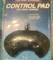 High Frequency Wired Control Pad for Sega Genesis Turbo Fire Slow Motion