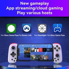 Bluetooth Stretchable Game Controller for Nintendo Switch/PC/IOS/Android Black