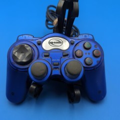 Game Elements Wired PS2 Controller Sony PlayStation 2 – Rare Blue