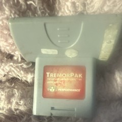 Performance TremorPak Rumble Controller Attachment for Nintendo 64 N64 Gray