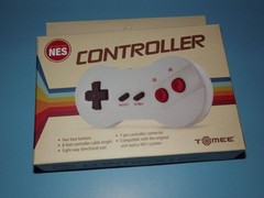 NEW Dogbone Style Controller, AC Adapter, AV Cables & Guarantee for Nintendo NES