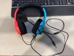 PDP LVL40 Blue/Red Over the Ear Wired Gaming Headset for Nintendo Switch