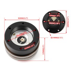 Wheel Base + Quick Release 70mm For Simagic Moza Racing Simulator Steering Wheel