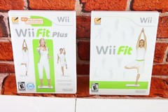 Nintendo Wii Balance Board Rvl-021 Bundle With Fit & Plus