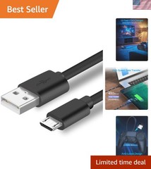 Extended 10ft Micro USB Charging Cable – Perfect for PS4 & Xbox One Gaming