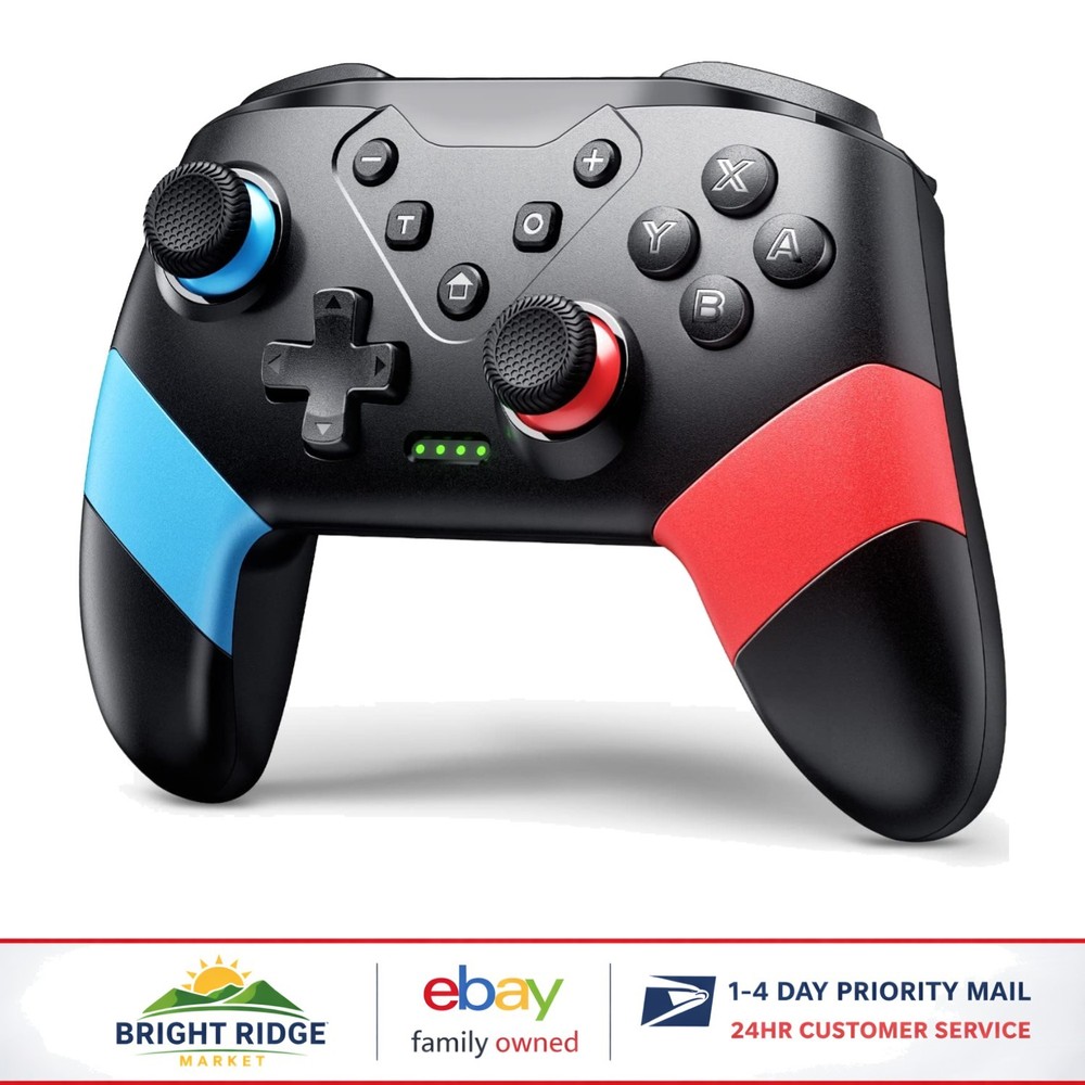 Lightweight Wireless Switch Controller with Ergonomic Design and Custom Buttons