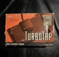 NEC TurboTap Multi-Controller Adapter for TurboGrafx-16 Black HES-TAP-01