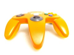 Nintendo 64 Controller Bros Pikachu Orange Yellow NUS-005 OEM N64 Japan