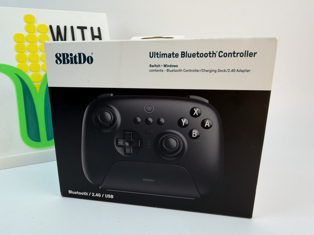 8BitDo Ultimate Bluetooth Controller w/ Charging Dock for Windows & Switch-Black