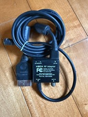 Original Microsoft Xbox RF Switch Box TV Adapter Coaxial Cable Cord OEM Genuine