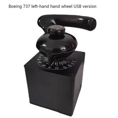 Simplayer A320 Steering Tiller Nose Wheel Steering Tiller USB Version for Airbus