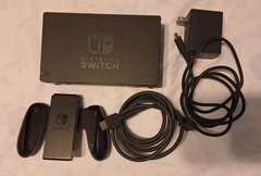 Used Nintendo Switch Dock + Cables Set and Joy-Con Grip