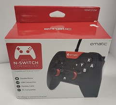 Ematic Nintendo Switch Wired Controller Brand New in Box PC Compatible