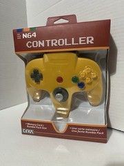 Controller (Solid Yellow) – CirKa Brand New Retail pack W/Memory Card Slot
