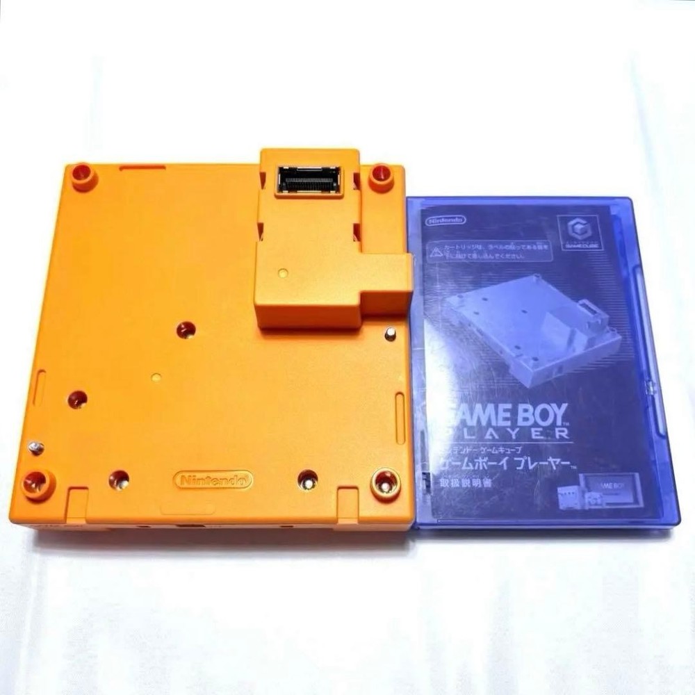 Nintendo GameCube Game Boy Player Orange DOL-017 Startup Disc Set Japan 15+