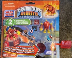 Mega Bloks Skylanders Giants 95437 Series 2 Battle Port Activision 2013 Eruptor