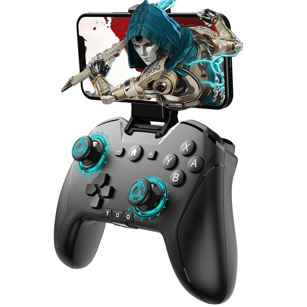 Bluetooth Controller for Switch/Mac/PC/Steam/Mobile Phone/iOS/Android//TV/iPad/T