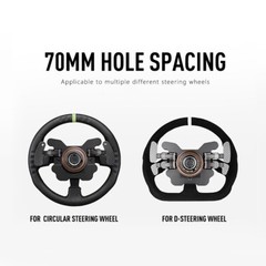 Wheel Base + Quick Release 70mm For Simagic Moza Racing Simulator Steering Wheel