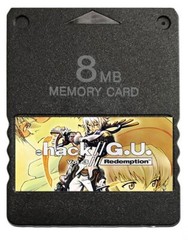 Dot hack G.U. Redemption PS2 Memory Card Unlocked 100% Completed Saves