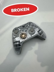 (BROKEN) Xbox Wireless Controller Ghost Cipher Special Edition Clear (2)