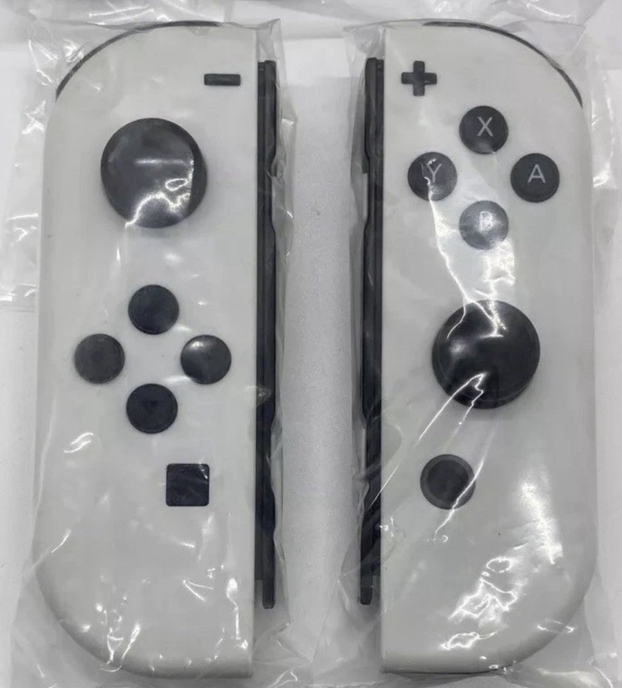 Nintendo Switch Joy-Con OLED Controller Pair L/R White Authentic OEM Good