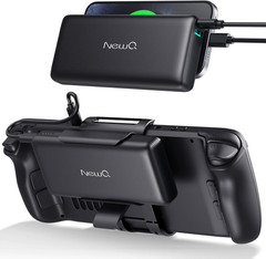 NEWQ 2-In-1 Steam Deck Battery Bank & Stand for Steam Deck/Steam Deck OLED, 2000