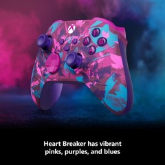 Microsoft Xbox Wireless Controller Heart Breaker Special Edition, Vibrant Pink