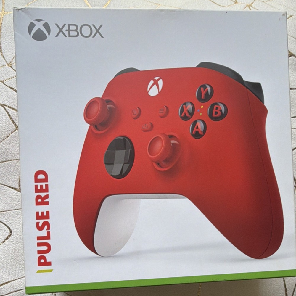 Microsoft Xbox Wireless Controller Pulse Red Share Button Textured Grip
