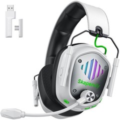 Wireless Gaming Headset for PC, PS5, PS4, Switch, Mac, Mobile Phone, USB&Type…