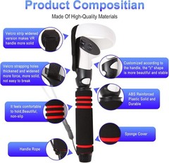 Multipurpose VR Controller Attachments for Oculus Quest 2 – Lightweight & Sturdy