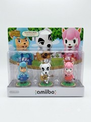 Nintendo Amiibo Animal Crossing 3 Pack: CYRUS W/ Protector!