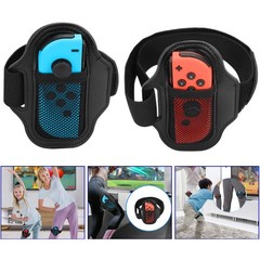 1 Pair Velvet+PU+EVA Leg Strap For Nintendo Switch OLED Joy-Con Sport Strap Ring