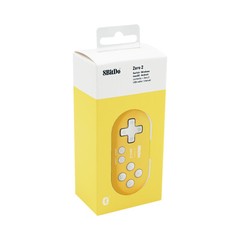 Used Yellow 8Bitdo Zero 2 Bluetooth Gamepad for the Switch/Windows/Mac/Android/