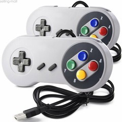 2Pack SNES USB Controller Joystick Gamepad for PC MAC Raspberry Pi Windows XP
