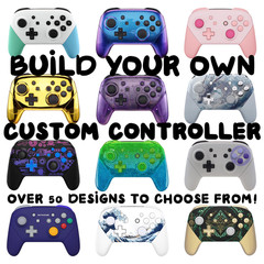 Custom Nintendo Switch Pro Controller Color Shell Octagon LED Buttons Gamer Gift