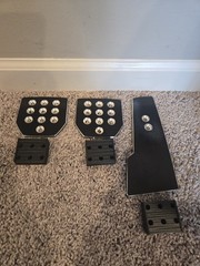 OEM Fanatec ClubSport V3 Metal Pedal Plates Set with Spacers