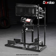 Dardoo 3060mm Racing Simulator Cockpit with TV Stand Fit Logitech G920