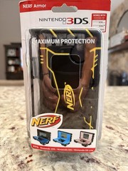 🚨NEW🚨 NERF Armor Case For Nintendo 3DS DS Yellow Black Soft Shell Protector