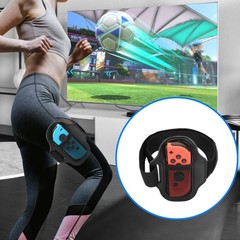 1 Pair Velvet+PU+EVA Leg Strap For Nintendo Switch OLED Joy-Con Sport Strap Ring