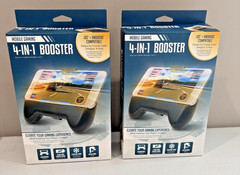 Lot of 2 Mobile Gaming 4-in-1 Booster for Smartphones – Black/Red/Blue Lights