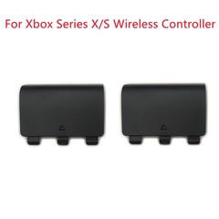 5Pcs Black Battery Real Back Cover Lid Door Case For Xbox Series X S Controller