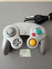 OEM Nintendo T3 GameCube Controller Authentic Tested Tight Stick Clean Silver GC