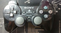 PS2 Wired Controller -DualShock 2 -Model SCPH 10010 -PS2 -PlayStation 2 -Black.