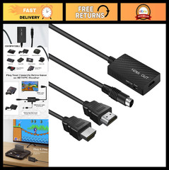 HDMI Cable Converter for Sega Genesis, CD, 32X, Nomad, Mega Drive – HD TV Compat
