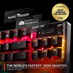 SteelSeries Apex Pro TKL Gen 3 – HyperMagnetic Gaming Verdrahtet, black