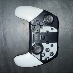 Nintendo Switch wireless controller, black/white. Turbo. CS-V500MA